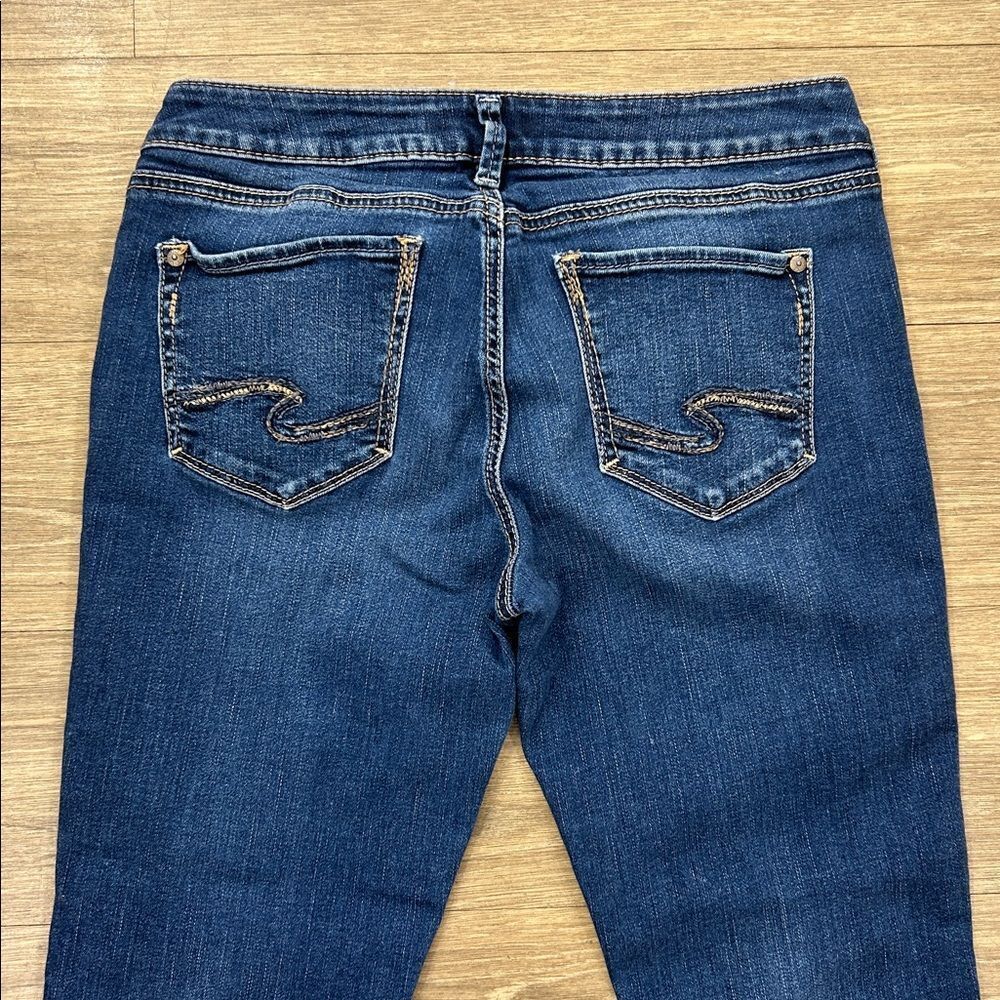 Silver Suki Skinny Crop Jeans - Picture 6 of 7